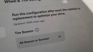 2020 TESLA MODEL 3 RESET TIRE ROTATION OR NEW TIRES
