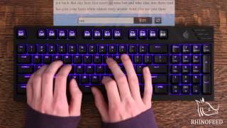 CM Storm Quickfire TK Cherry MX Blues Sound Test