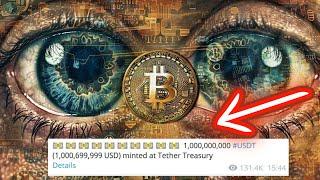 ЕЩЁ $1 000 000 000 ПЕЧАТЬ Tether USDT РОСТ ДЕНЕЖНОЙ МАССЫ ТОПЛИВО ДЛЯ БИТКОИНА