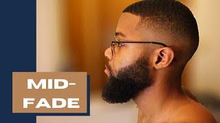 HOW TO DO A MID FADE HAIRCUT SELF-CUT  STEP BY STEP