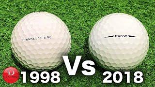 1998 Golf Ball Vs 2018 Golf Ball 20 Year Test