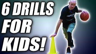 6 BEST Dribbling Drills For Kids Basketball Drills For Beginners