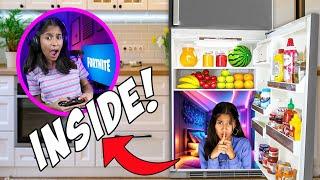 I Built A Secret Room Inside a FRIDGE   Pranking Everyone