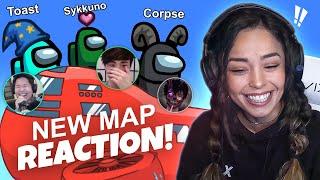 NEW AIRSHIP AMONG US MAP Ft. JackSepticEye Bretman Rock Amigops & more