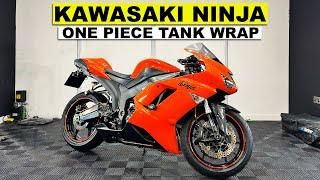 ONE PIECE Motorcycle Gas Tank Vinyl Wrap - Kawasaki Ninja 636