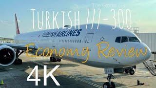 Turkish Airlines TK6 Outstanding Service Boeing 777-300ER Economy Review Chicago to Istanbul 4K