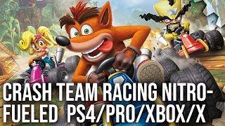 4K Crash Team Racing Nitro-Fueled PS4Pro vs Xbox OneX Tested + PS1 Graphics Comparison