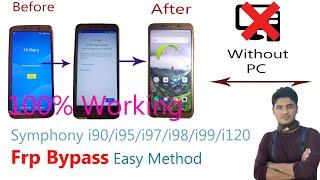 Symphony i95 etc Google FRP Bypass Without BOXPC