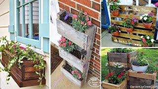 34 DIY Pallet and Wood Planter Box Ideas for Your Garden  DIY Gardening