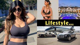 Mia Khalifa Pornstar Lifestyle  Mias Income Education Affairs House Family Husband DOB Age...