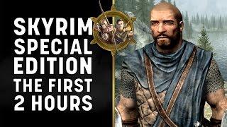 Skyrim Special Edition - The First Two Hours Gameplay with Cam and Seb
