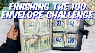 FINISHING THE 100 ENVELOPE SAVINGS CHALLENGE  SAVINGS CHALLENGES  MONEY COUNT  CASH ENVELOPES 