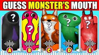 IMPOSSIBLE Guess The MONSTER By MOUTH EMOJI & VOICE  Garten Of Banban 6 SIR DADADOO Syringeon