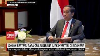 Jokowi Bertemu CEO Australia Ajak Investasi di Indonesia