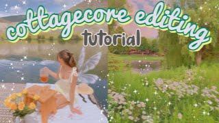  cottagecore editing tutorial  Meitu Aesthetic