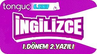 6.Sınıf İngilizce 1.Dönem 2.Yazılıya Hazırlık  #2024