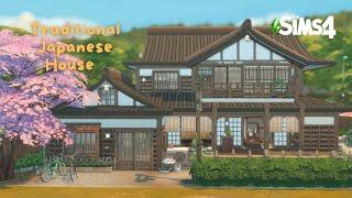 Traditional Japanese House  Snowy Escape  Stop Motion Build  The Sims 4  No CC