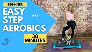 30 Minute Beginners Step Workout   Simple Instruction  128 bpm  #93