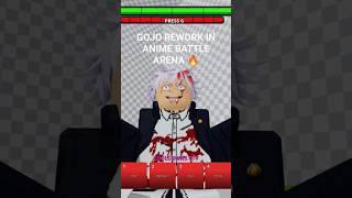 ROBLOX GOJO REWORK IN ANIME BATTLE ARENA #roblox #gojo #anime