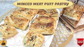 Save your time with this Easy to made Minced Meat Puff Pastry  Puff pastry  Appetizer