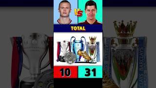 Haaland Vs Lewandowski All Trophies & Awards 