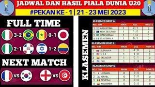 Jadwal dan hasil piala dunia U20 2023 - Perancis vs Korea Selatan - Klasemen Grup Piala Dunia 2023