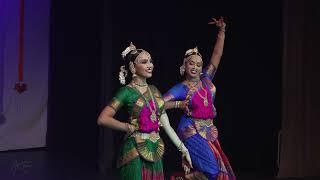 Jathiswaram  Amritha Pradeep & Vismaya Jiju Bharathanatyam Arangettam  Upasana Dance Academy