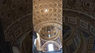 Inside Saint Peters Basilica