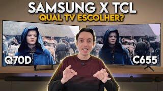 SAMSUNG Q70D vs TCL C655 - Which TV is BETTER testing SIDE by SIDE?