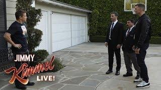 Tom Brady Helps Jimmy Kimmel Vandalize Matt Damon’s House