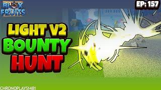 New Light V2 is EPIC in PVP Blox Fruits Bounty Hunting