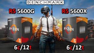 AMD Ryzen 5600G vs 5600X Test in 8 Games  1080p