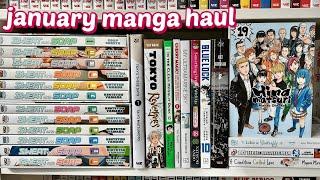 collective manga haul & unboxing - january 2024