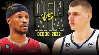 Denver Nuggets vs Miami Heat Full Game Highlights  Finals Preview  Dec 30 2022  FreeDawkins