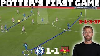 Potters First Game Tactics  Tactical Analysis  Chelsea 1-1 Salzburg