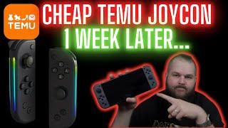 Cheap Temu Joycons  1 Week Later