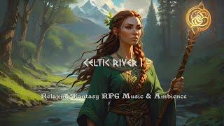 Relaxing Fantasy RPG Music & Celtic Forest River Ambience  ASMR  Magical Enchanted Sleep Music