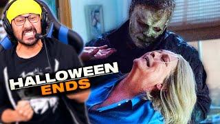 HALLOWEEN ENDS TRAILER REACTION Michael Myers  Jamie Lee Curtis  Blumhouse