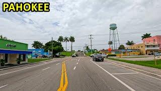 Pahokee Florida Driving Through