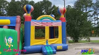 The Pink Balloon Bounce House by Hampton Roads Jump