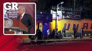 Lamenta AMLO violencia en CCH Naucalpan