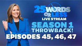 Throwback Thursdays LIVE OG Episodes 45 46 47 Season 1 LIVE Stream  25 Words or Less Game Show