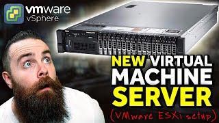 i bought a new SERVER VMware ESXi Setup and Install