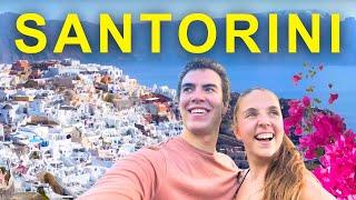 10 Things To Do in SANTORINI GREECE full tour