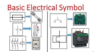 Electrical symbol with picture  Basic electrical symbol