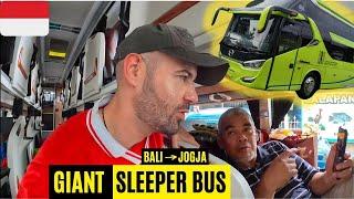 $40 LUXURY Sleeper Bus in Indonesia BALI to YOGYAKARTA 