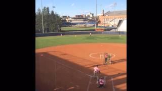 Jim Harbaugh swings for the fences in home run derby