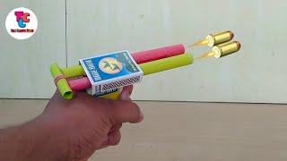 matchbox gun  Paper gun  how to make a gun  The Crafts Crew