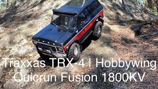 Traxxas TRX-4  Hobbywing Quicrun Fusion 1800KV