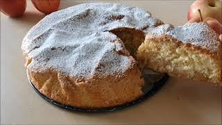 Easy Sharlotka Apple Cake Recipe  - Russian Dessert Recipe